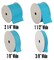 Threadart Grosgrain Ribbon Rolls - 10 yd rolls - 4 Widths 25 Colors - Solid Colors Ribbed Pattern - For Bows, Decorations, Hair Clips, and More